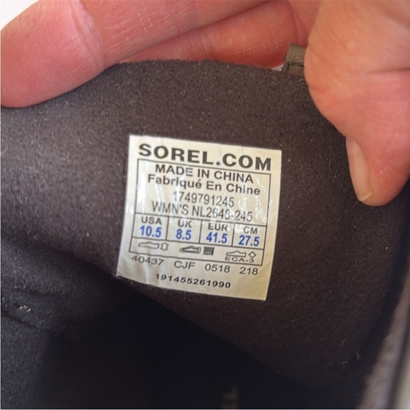 EUC Sorel Leather Emelie 1964 Boots Waterproof
Khaki Black Size 10.5 Rtl. $160 - Picture 9 of 12